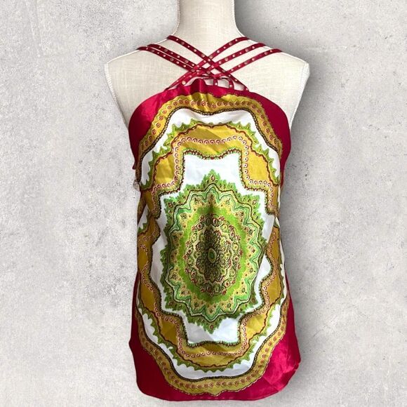 Kouture by Kimora | EUC Strappy Sleeveless Halter Top Size Medium - Picture 2 of 9